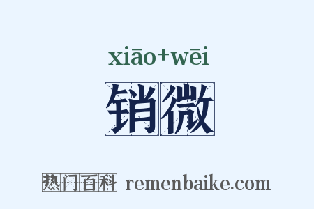 销微是什么意思的图片